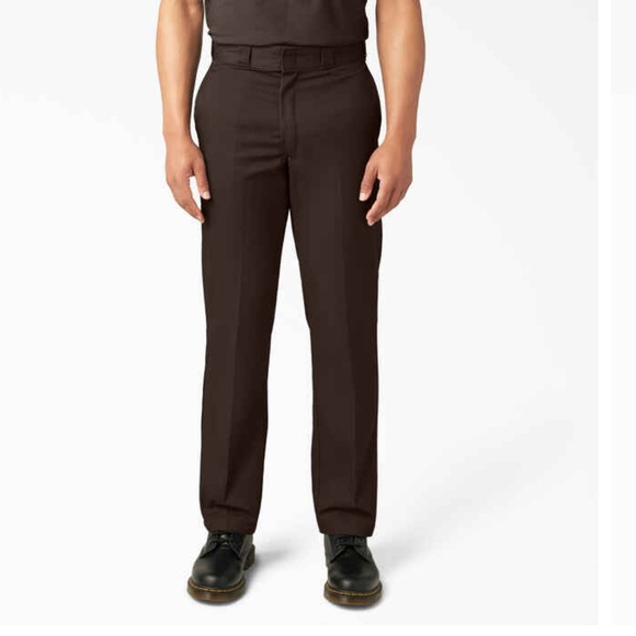 NWT Dickies 874 Original Work Pant Men’s Size 33x34 Dark Brown - Picture 1 of 10